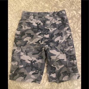 Grey Camouflage Shorts